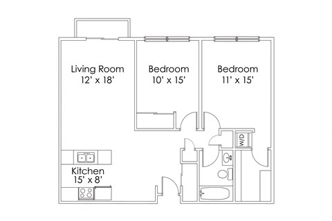 1800 Shaver Street Studio-3 Beds Apartment for Rent - Photo Gallery 27